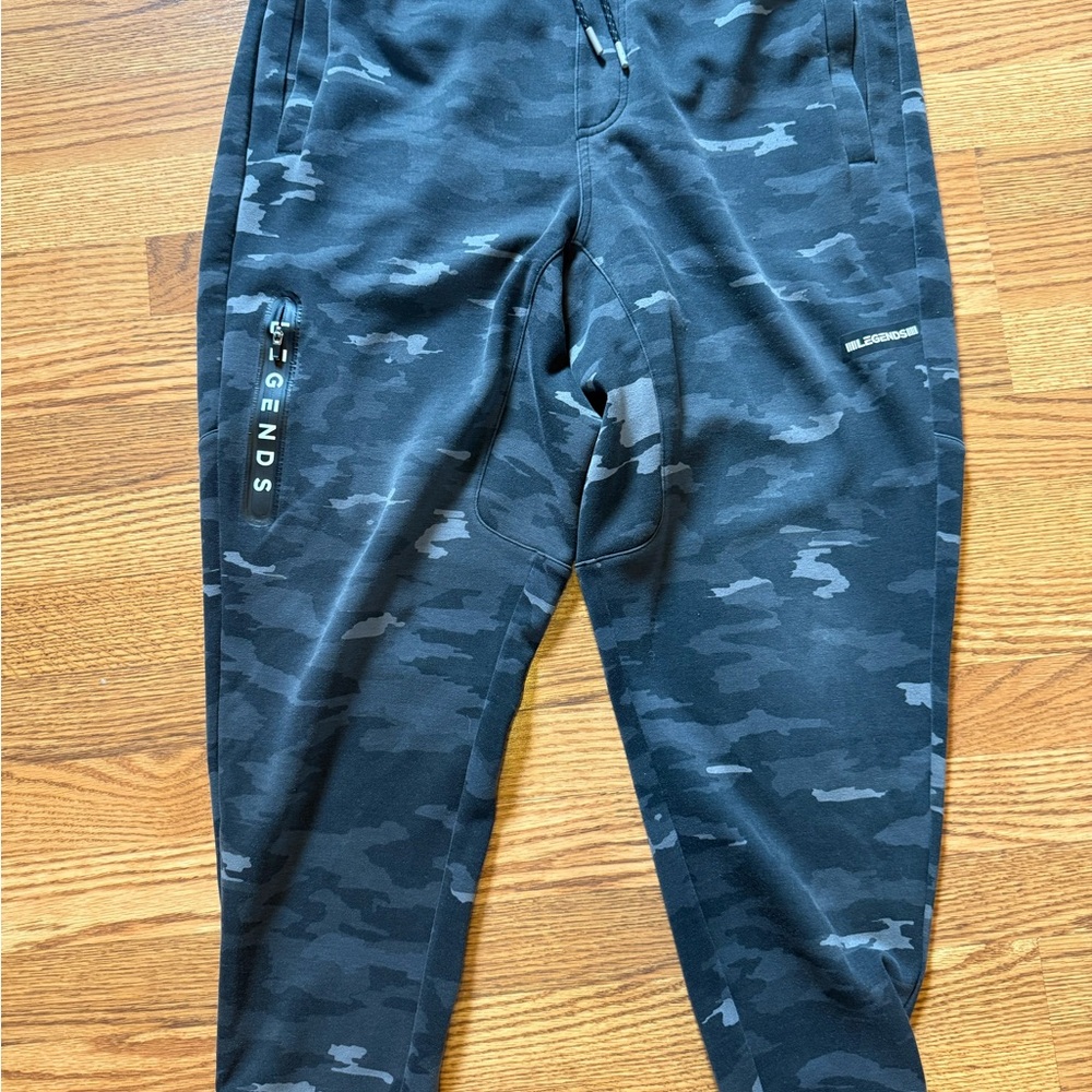 Legends Hawthorne Tech Jogger Men's Black Camo Pants Large